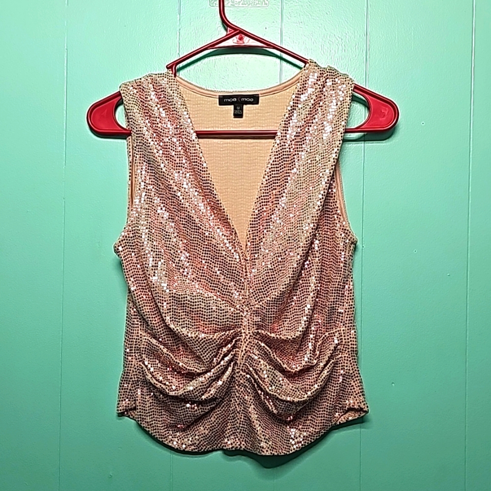 Sparkle Pink Crop Top
